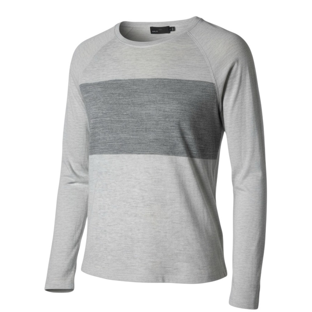 🌀 VINCE. Gray Stripe Luxe Tee 👕‎ Men’s Size M | Premium Minimalist Layer